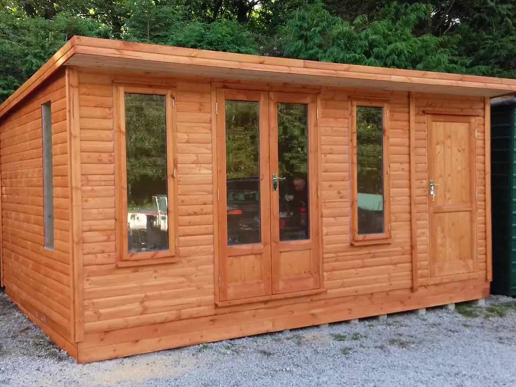 Lancashire Summerhouses- THIS IS A CUSTOM MADE BESPOKE SUMMERHOUSE AND STORE COMBINATION
