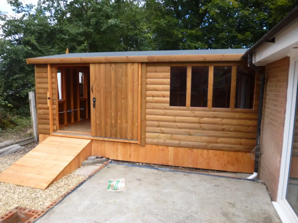 Lancashire Summerhouses- WORKSHOP EXTERIOR VIEW