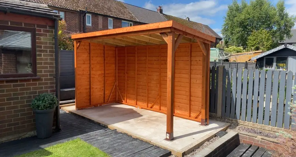 SIMPLE FLAT ROOF GAZEBO