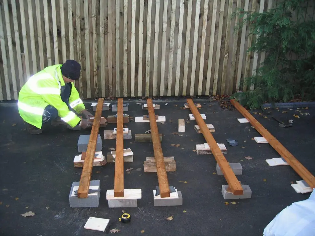 THIS IS A PHOTO OF A TARMAC BASE FOR A SUMMERHOUSE - LANCASHIRE SUMMERHOUSES FAQ'S