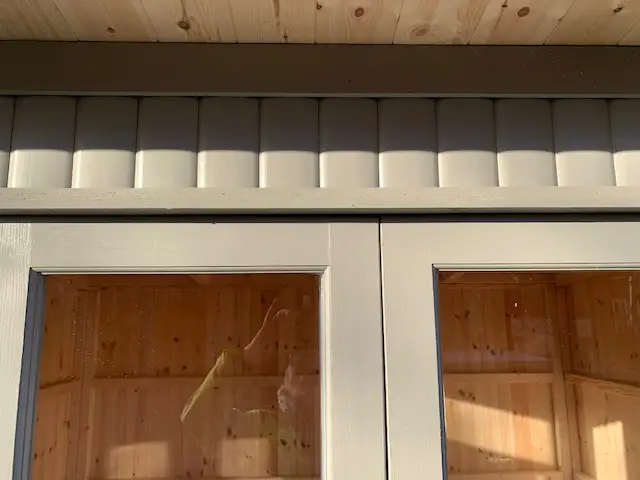 Lancashire Summerhouses- THIS IS A PHOTO OF OUR SECRET NAILING FINESHED PAINTWORK